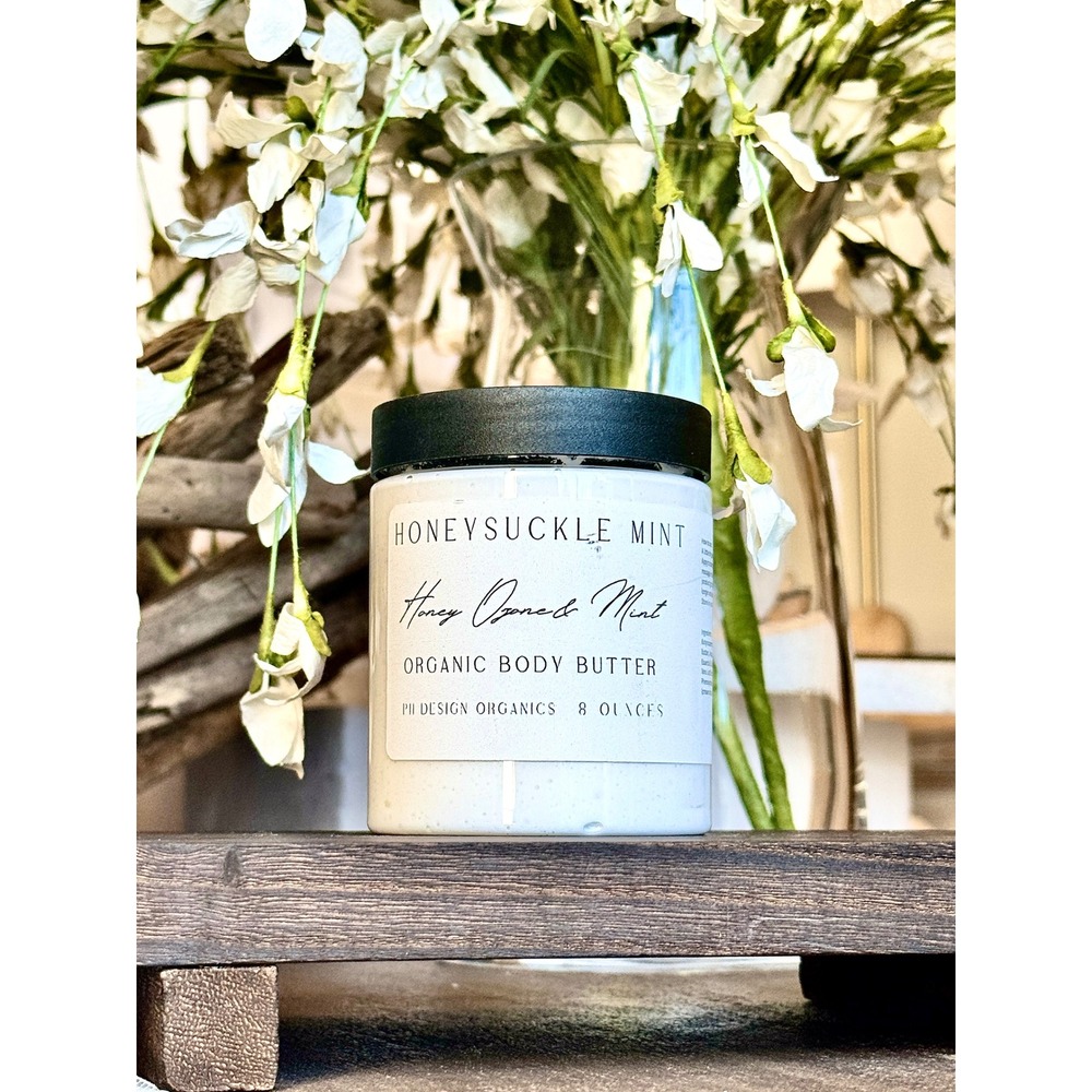 PH Design Organics Honeysuckle Mint Body Butter Moisturizing‎ 4oz
